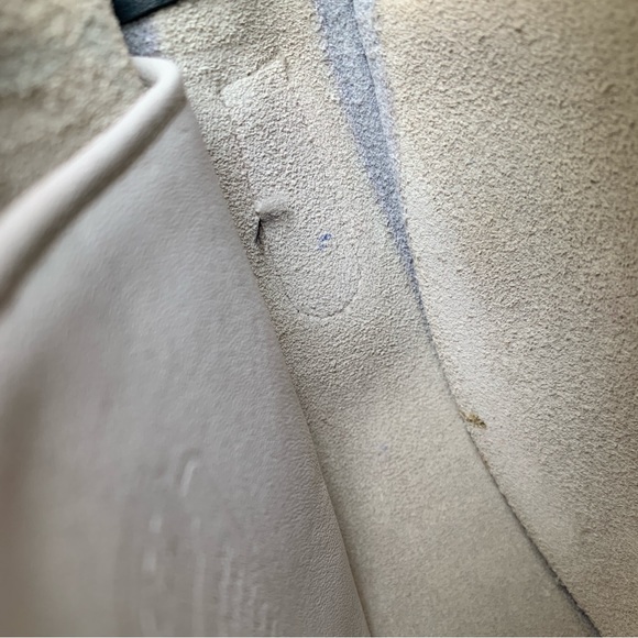 Parchment/Navy Nautical Mini Bag (6825) | Vintage Coach Crossbody Shoulder Purse - Picture 12 of 15